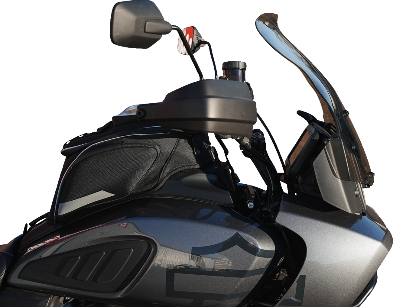 Klock Werks Flare® Windshield - 15-1/2" - Tint - '21-'25 Pan America