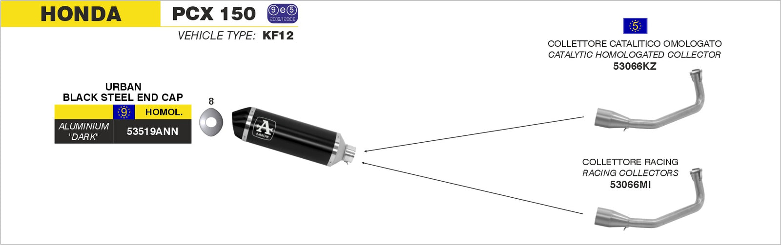 53519ANN Urban Aluminium Dark Slip On With Dark End Cap