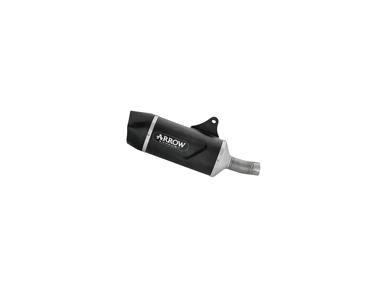 Arrow 72655AKN Indy Race Evo Aluminium Dark Slip On With Carbon End Cap