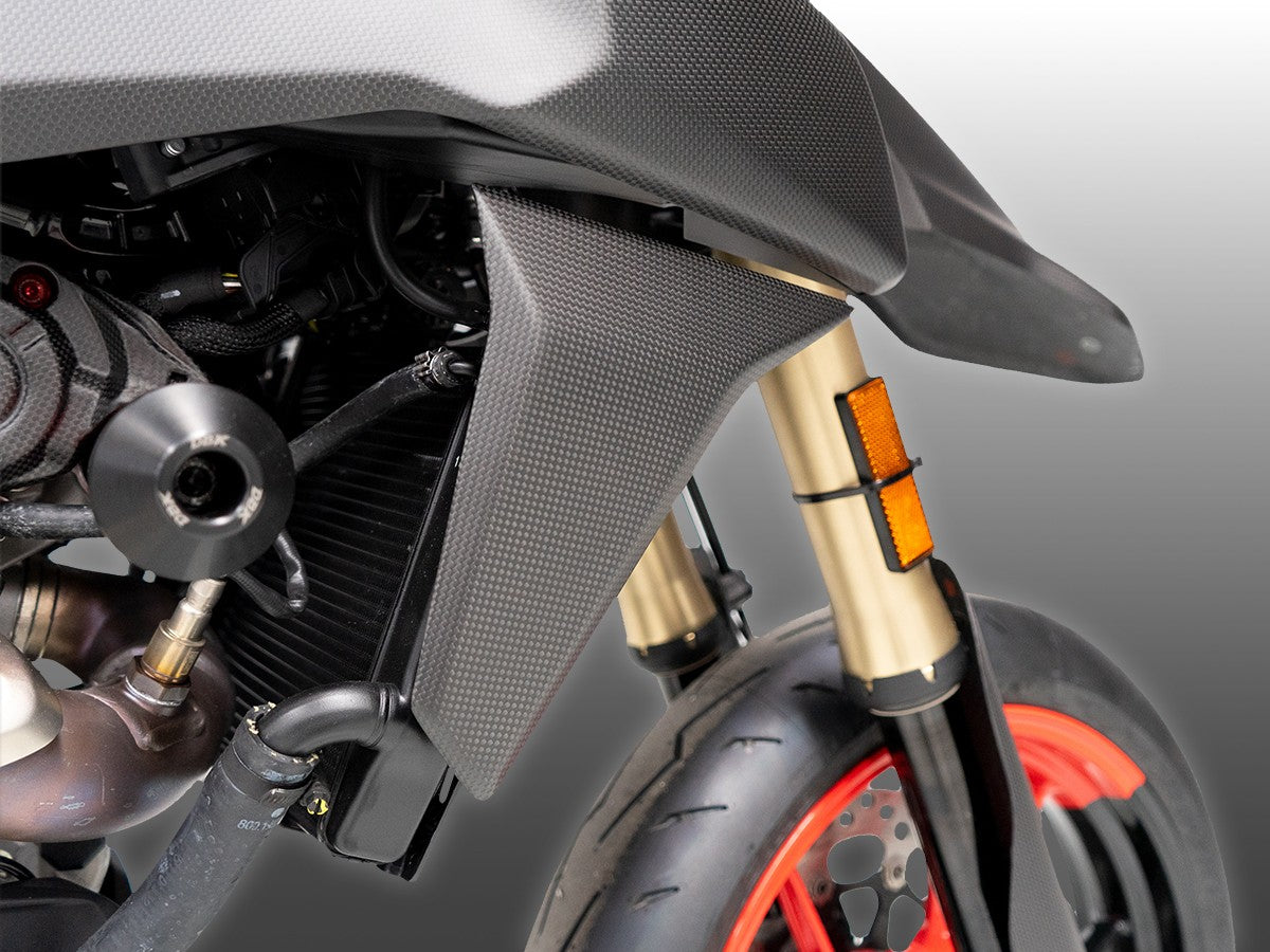 Ducabike DBK CRB154O HM 698 Mono Matt Carbon Radiator Covers