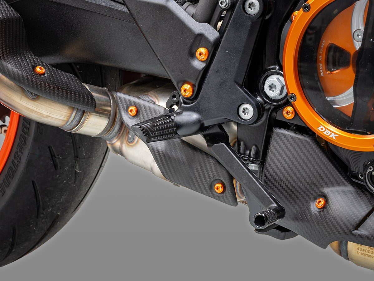 Ducabike DBK CRB190O KTM 990 Duke Matt Carbon Exhaust Cover
