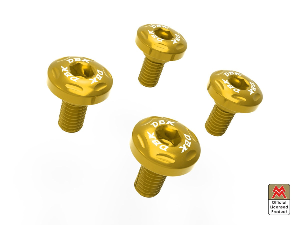 Ducabike DBK KVT60 Moto Morini Fork Protection Screw Kit - GOLD