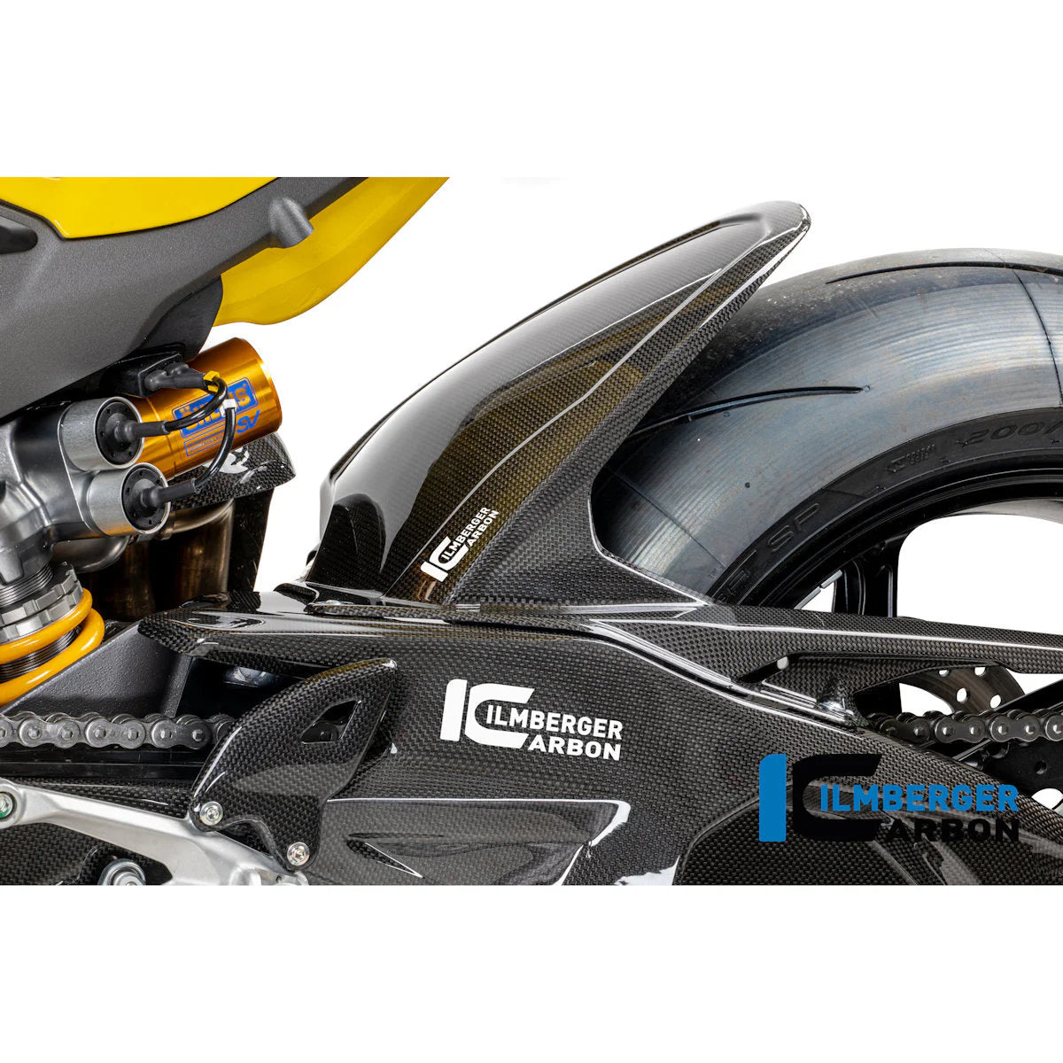 Ilmberger Carbon Rear Hugger For Ducati Panigale V4 V4S Tricolore