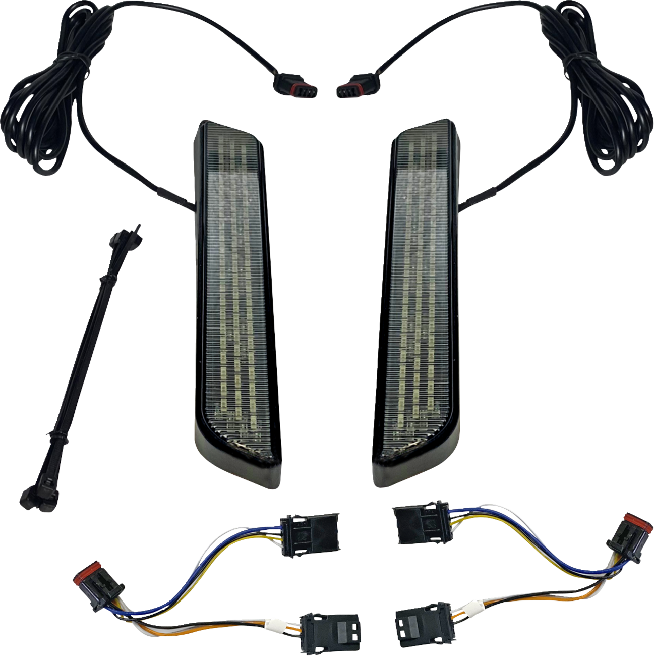 Custom Dynamics LED Fork Light - Smoke - Black