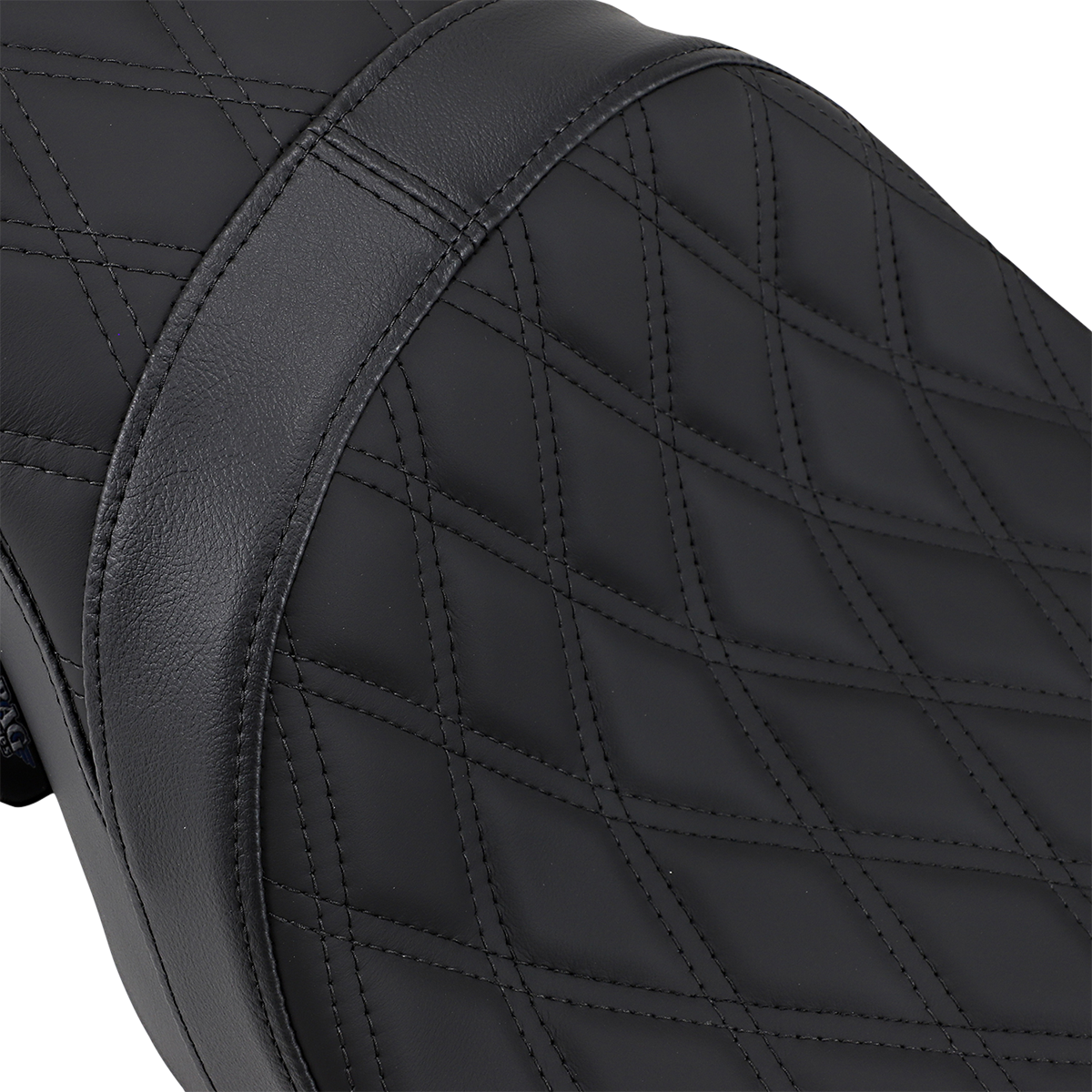 Drag Specialties Seats Predator 2-Up Seat - Double Diamond - Black Stitching - FL '08-'23