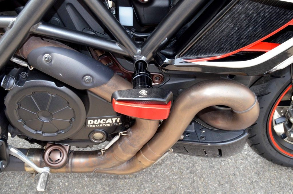 Ducabike DBK Ptdv01 Diavel Protection Frame - BLACK-RED