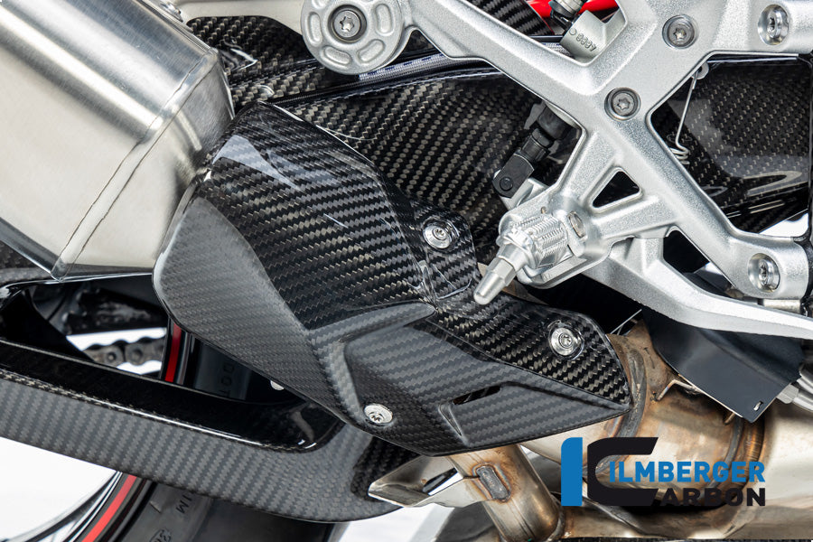 Ilmberger Carbon Exhaust Heat Shield BMW S 1000 R 2021-2025 - Gloss / Twill