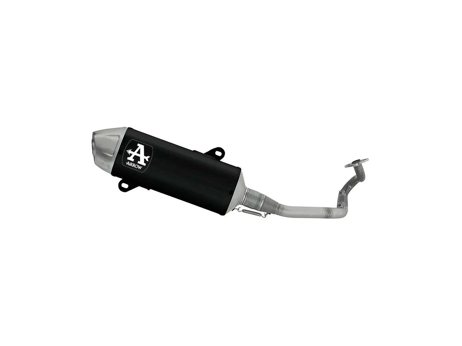 Arrow 53052AN Racing Full System With Urban Aluminium Dark Slip On With Steel End Cap