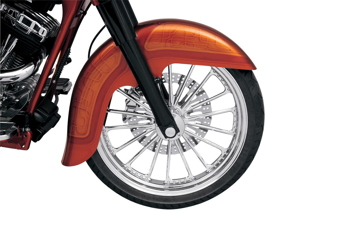 Klock Werks WFB™ Benchmark Front Fender - Black - 21"
