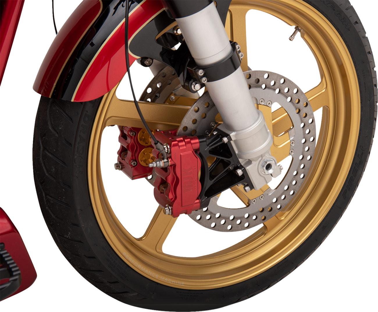 Performance Machine (PM) Gold Ops Rotor - 11.8" - Front Right