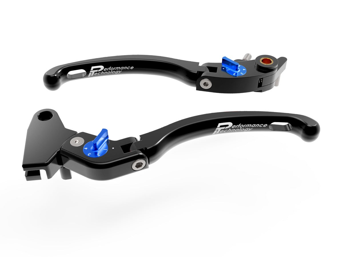 Ducabike DBK LE14 Brake / Clutch Adjustable Levers Eco GP 1 - BLACK-BLUE