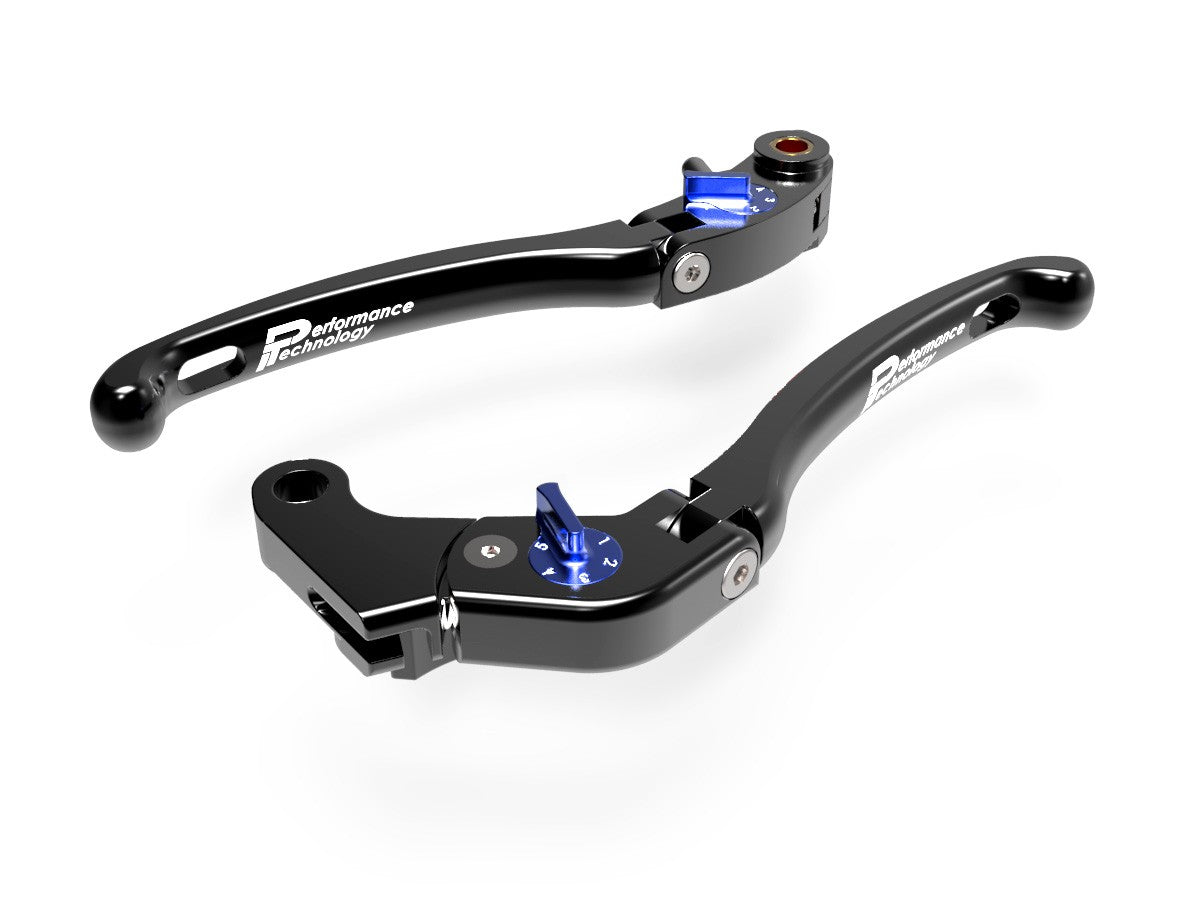 Ducabike DBK LE06 Brake / Clutch Adjustable Levers Eco GP 1 - BLACK-BLUE