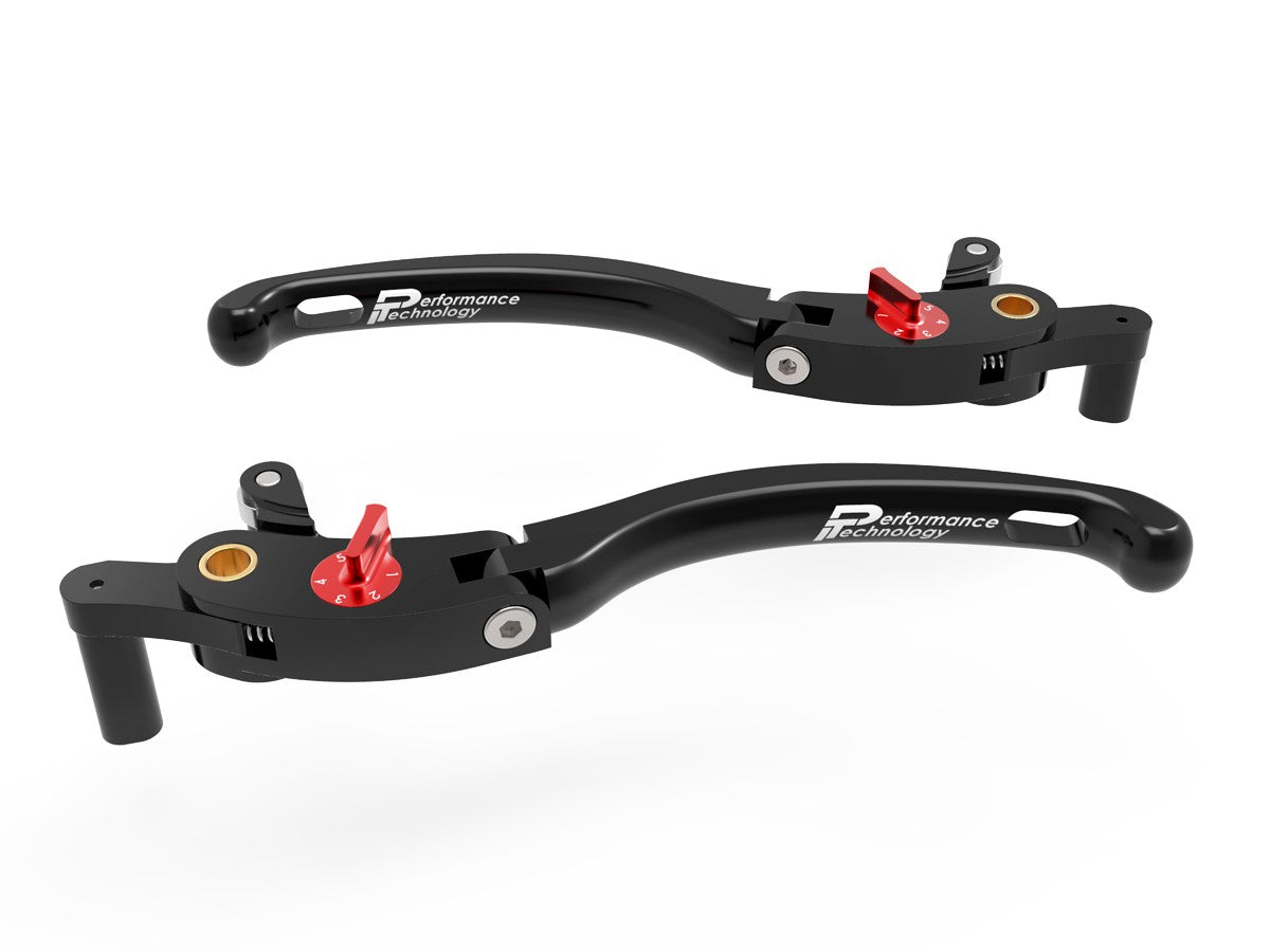 Ducabike DBK LE15 Brake / Clutch Adjustable Levers Eco GP 1 - BLACK-RED