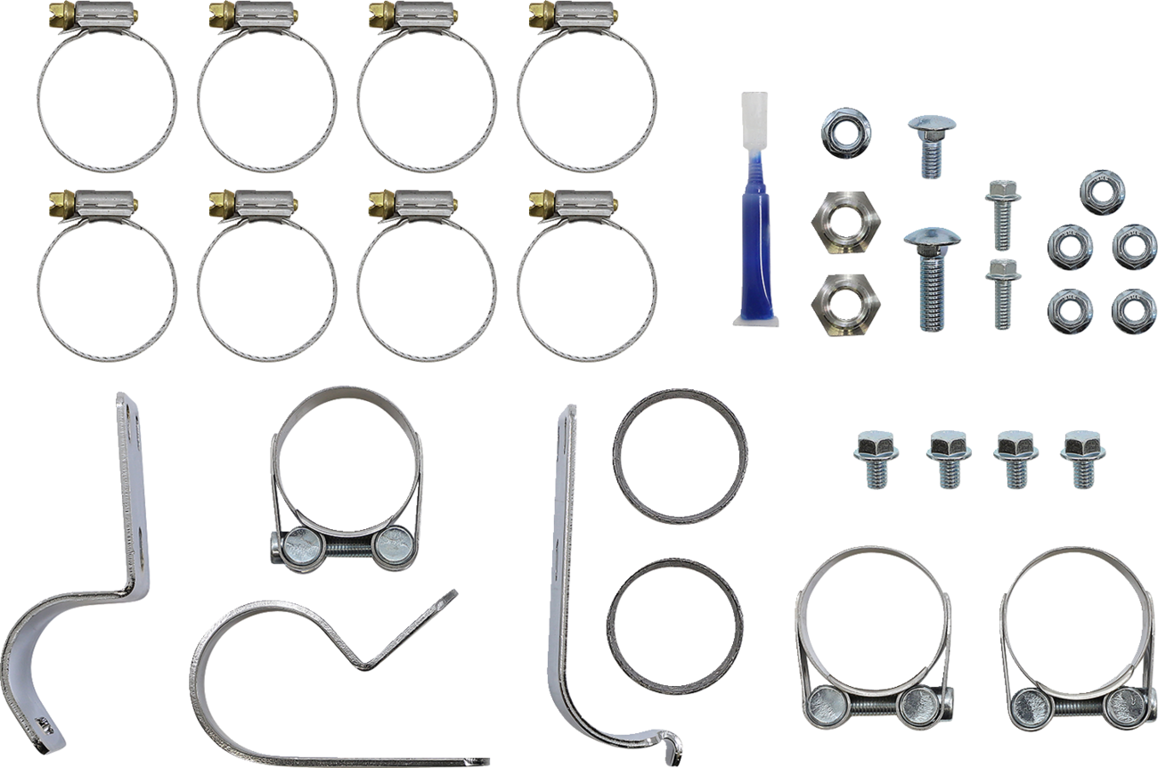 S&S Cycle El Dorado Dual Exhaust System - Black - Machined Black Tracer