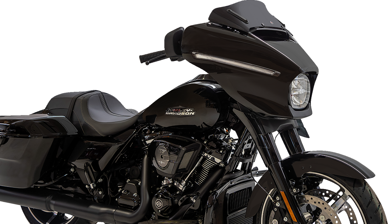 Klock Werks Flare® Windshield - 6-1/2" - Black - '23-'25 FLHX