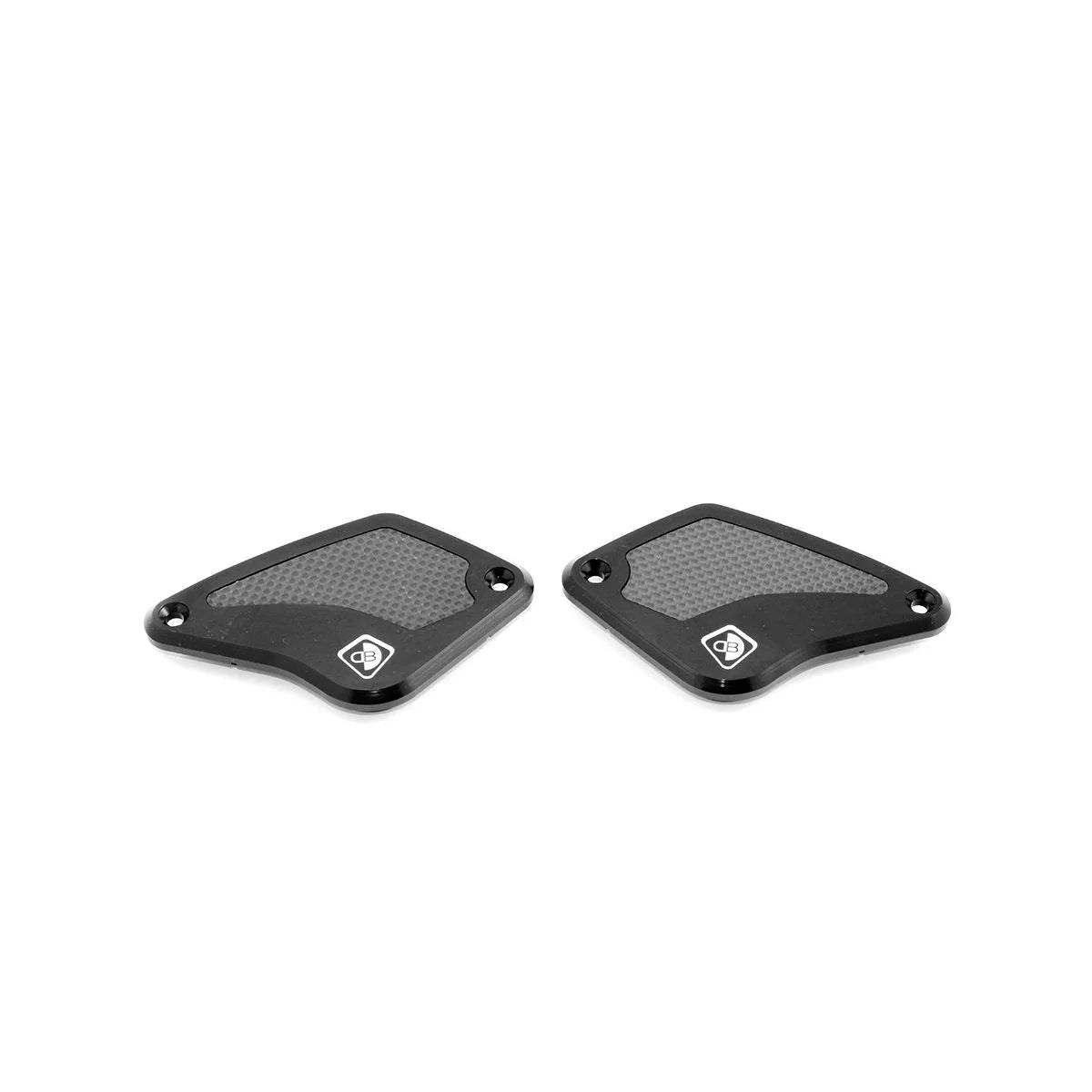 Ducabike DBK Carbon Front Brake And Clutch Fluid Reservoir Covers Diavel V4 - Black