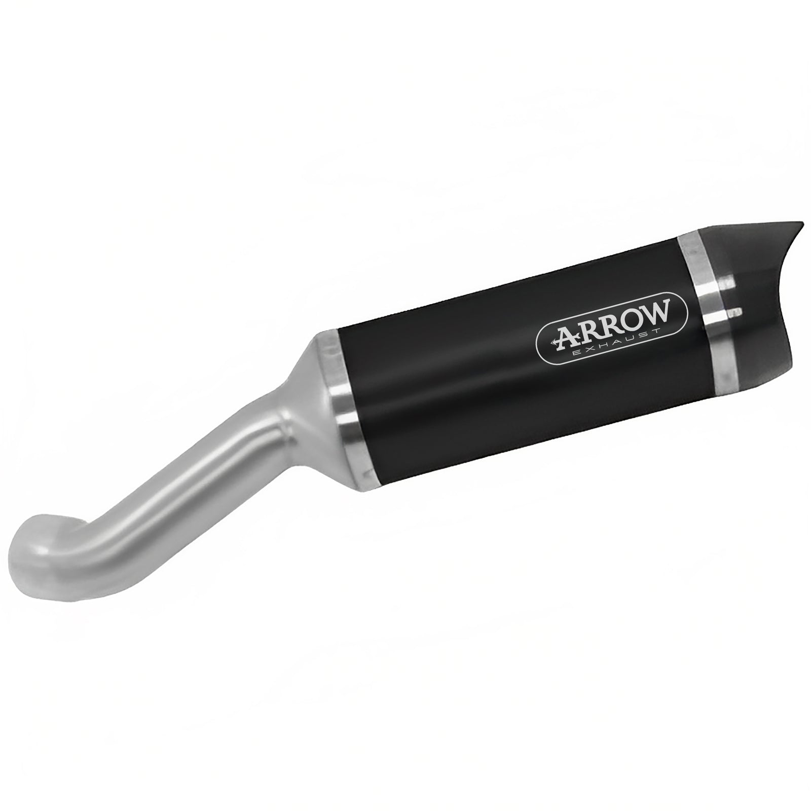 Arrow 71912AKN Street Thunder Aluminium Dark Slip On With Carbon End Cap