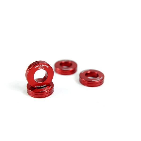 Desmoworld Caliper Spacers For Ducati Panigale V2 - Red