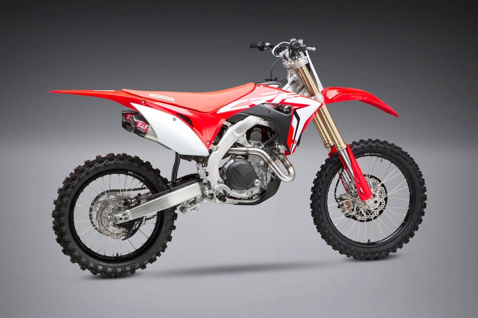 Yoshimura CRF450R/RX 17-20 / CRF450R-S 2022 RS-9T Stainless Full Exhaust, W/ Stainless Mufflers