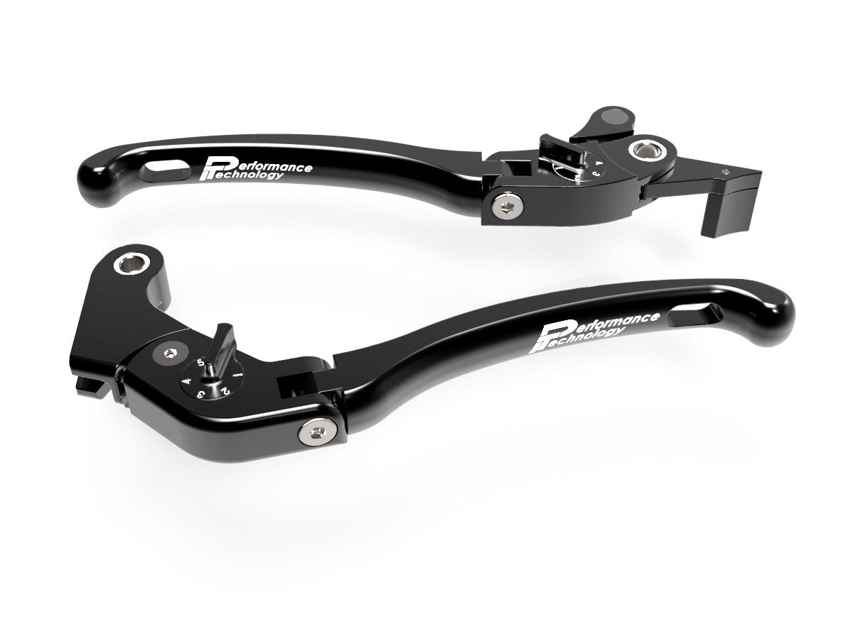 Ducabike DBK LE08 Brake / Clutch Adjustable Levers Eco GP 1 - BLACK-BLACK