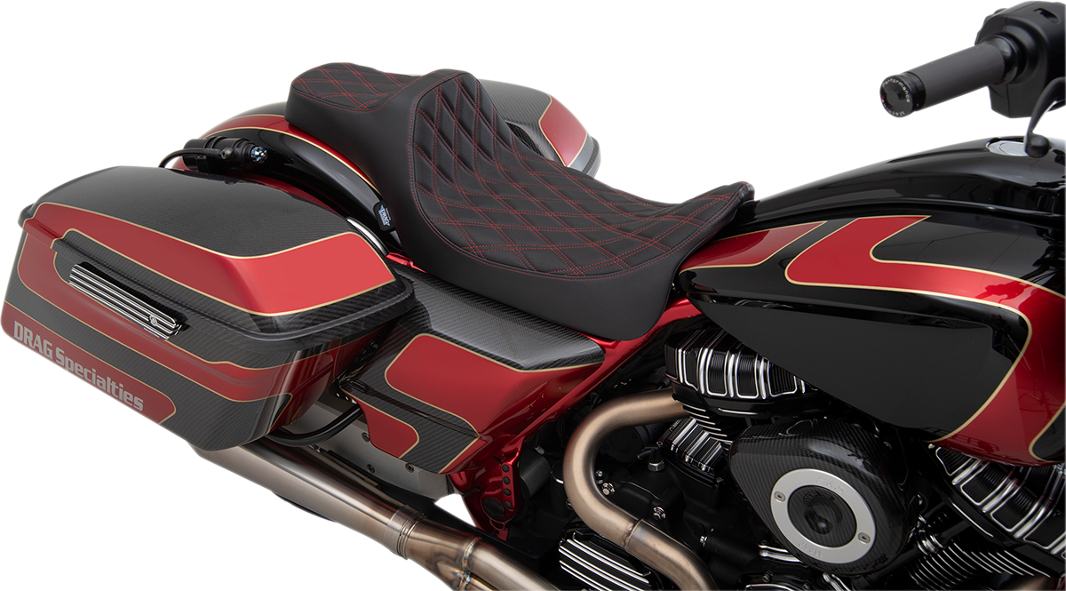 Drag Specialties Seats Extended Reach Predator III Seat