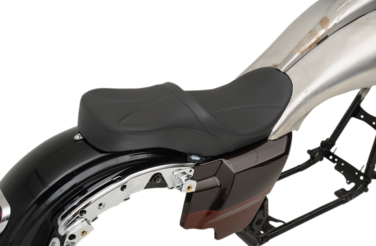 Drag Specialties Seats Low Touring Seat - Solar Reflective - Mild Stitched - Razorback Tanks - FL '08-'23