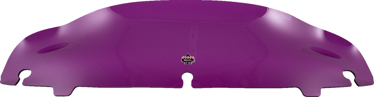 Klock Werks Kolor Flare® Windshield - 4" - Purple - '14-'25 FLH/FLHT/FLHX