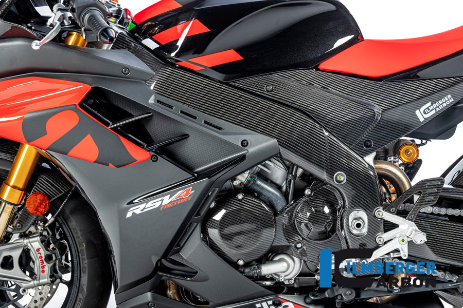 Ilmberger Carbon Frame Cover Left Side Aprilia RSV4 From 2021 - Gloss