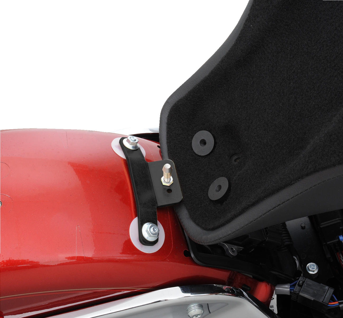 Drag Specialties Seats EZ-Solo Seat - Smooth - Solar-Reflective Leather - FLST '00-'17