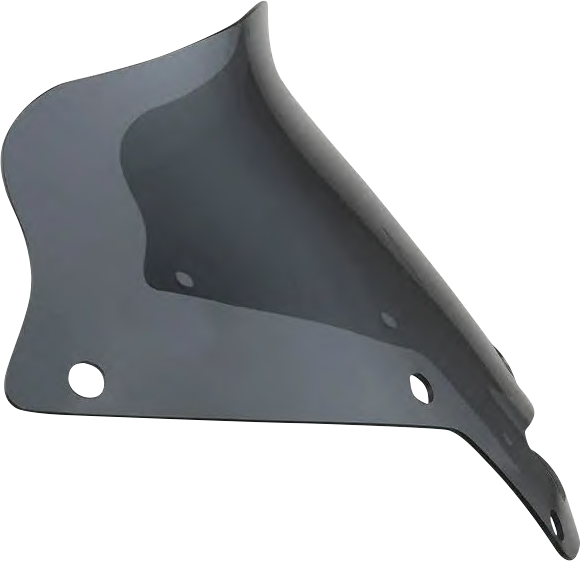 Klock Werks Flare® Windshield - 6" - Dark Smoke - FXLRST