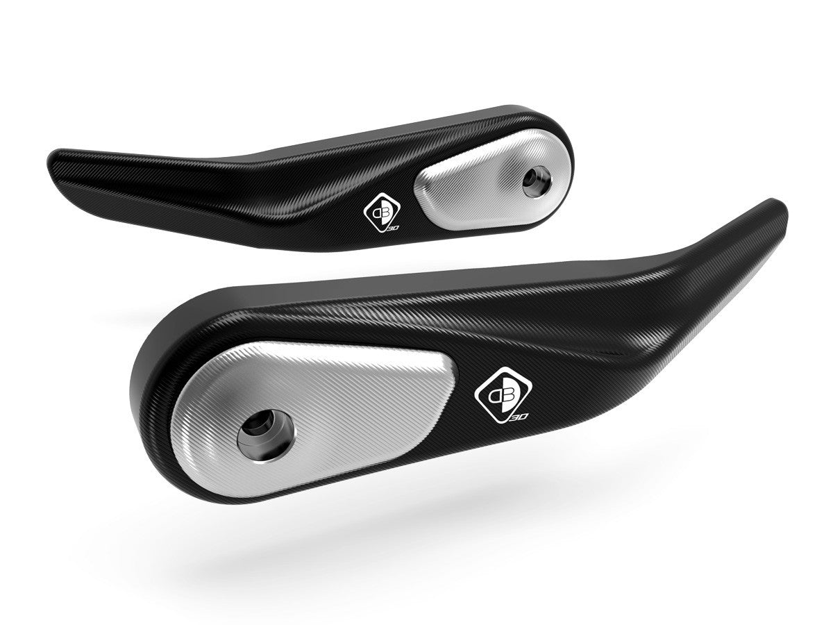 Ducabike DBK SPM02 MTS / HM Handguards Protection - BLACK-SILVER