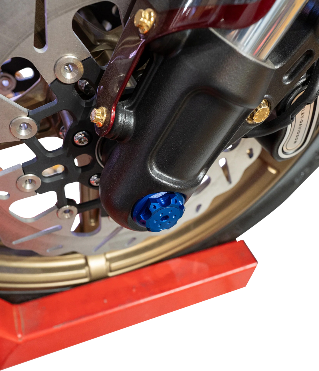 Paul Yaffe Bagger Nation Standard Turret Front Axle Cover Kit For Y-Axle Rod