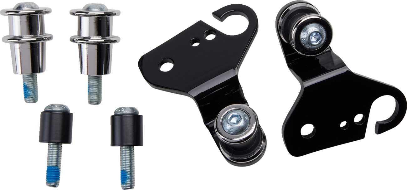 Cobra Detachable Wrap Around Rack - Chrome - Bobber
