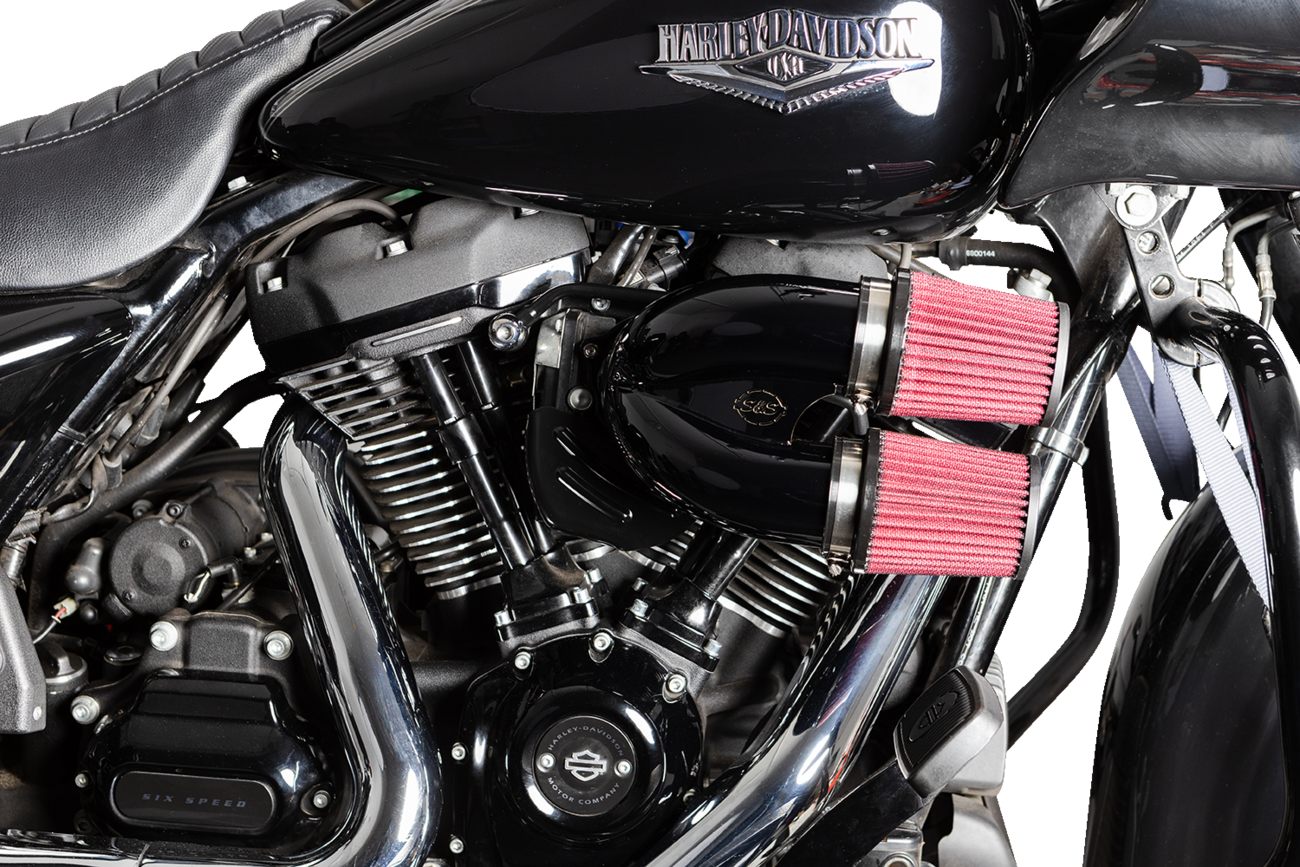 S&S Cycle Tuned Induction Air Cleaner Kit - Gloss Black