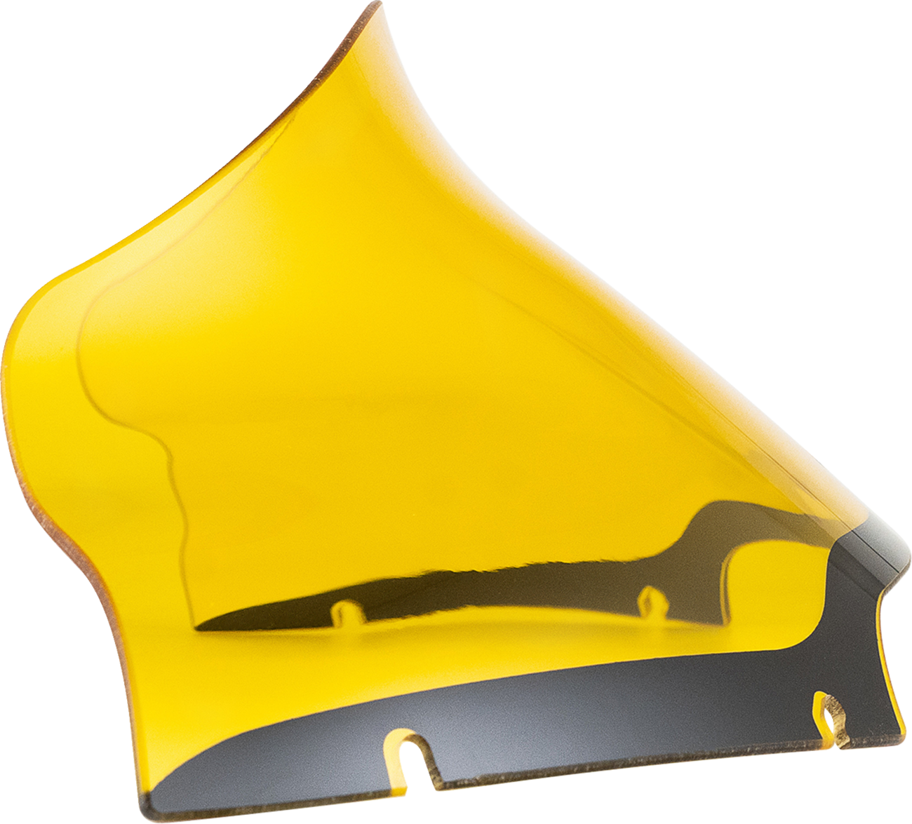 Klock Werks Kolor Flare® Windshield - 9" - Yellow - '15-'25 FLTR