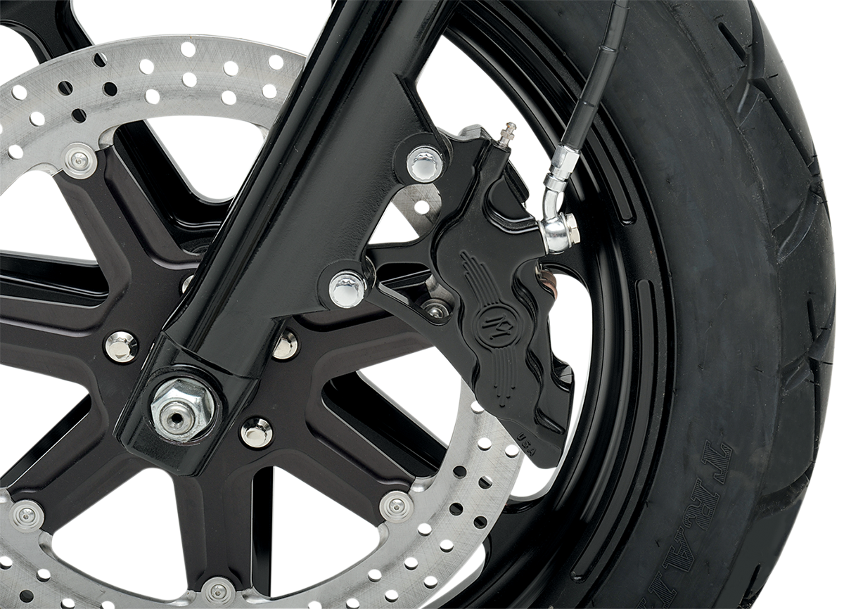 Performance Machine (PM) 6 Piston Caliper - 13" - Left - Contrast Cut