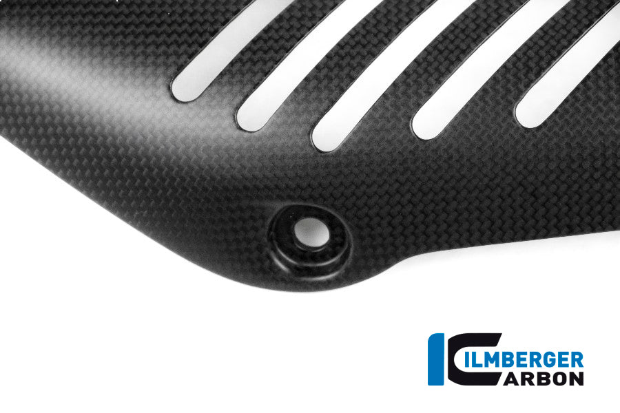 Ilmberger Carbon Exhaust Heat Shield On The Manifold - Matte / Plain