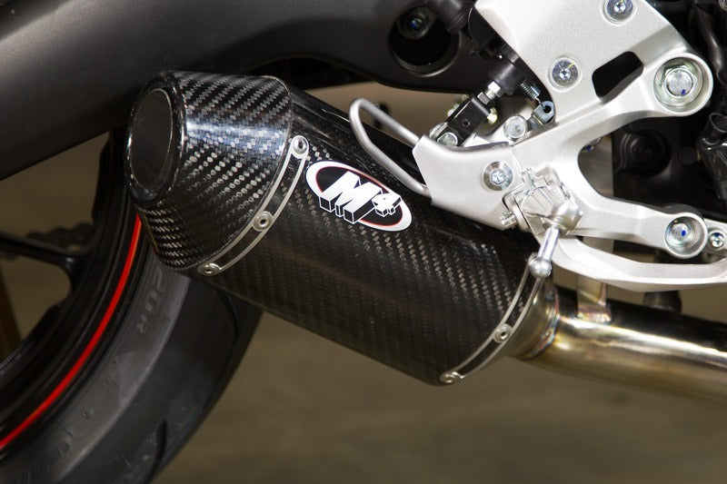 M4 Exhaust 2014 Yamaha FZ09 Carbon Fiber Slip On