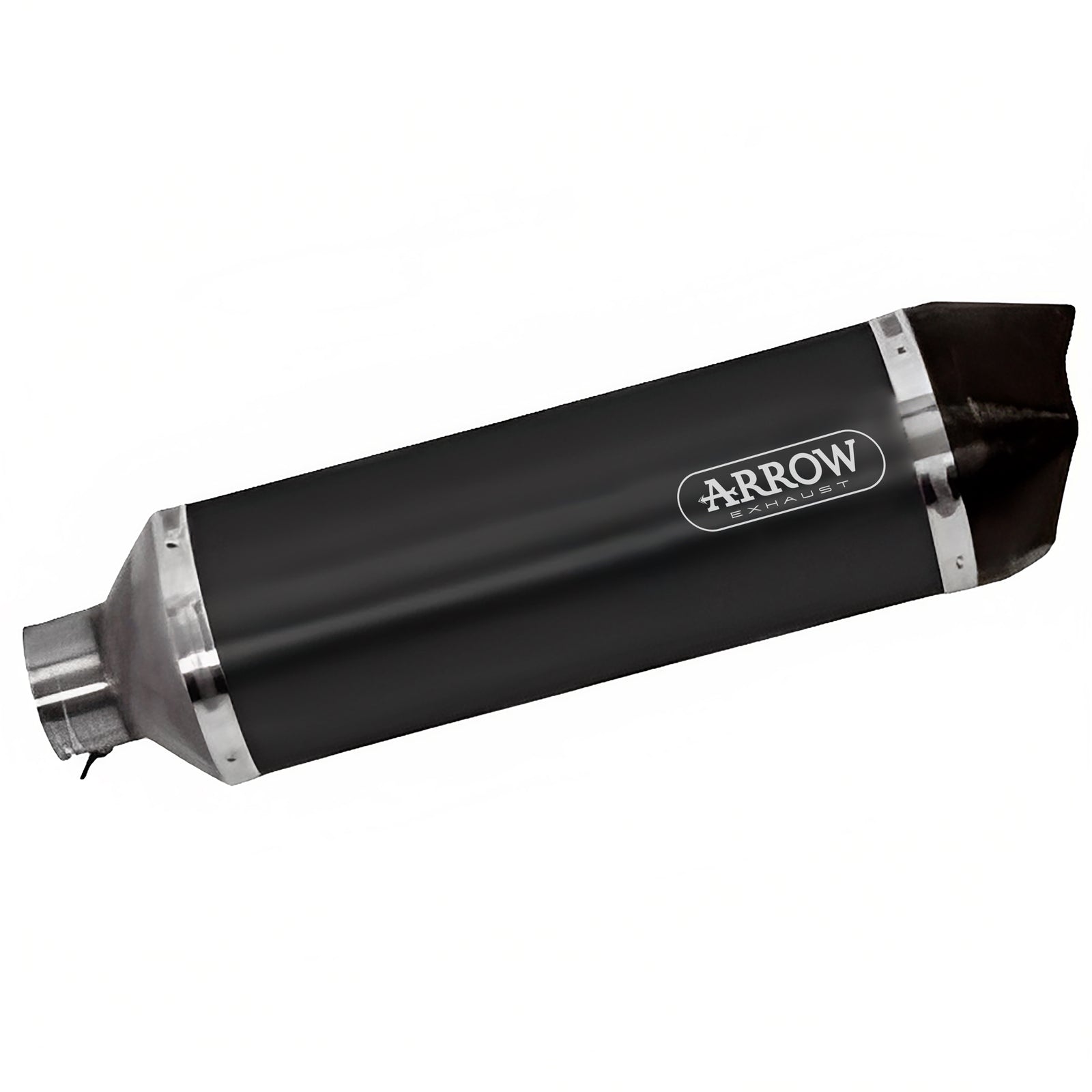 Arrow 71854AKN Race-Tech Approved Aluminium Dark Slip On With Carbon End Cap