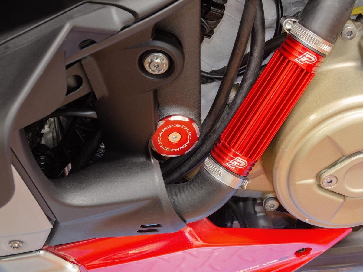 Ducabike DBK TTV402 SFV4 Kit Frame Plugs Bicolor