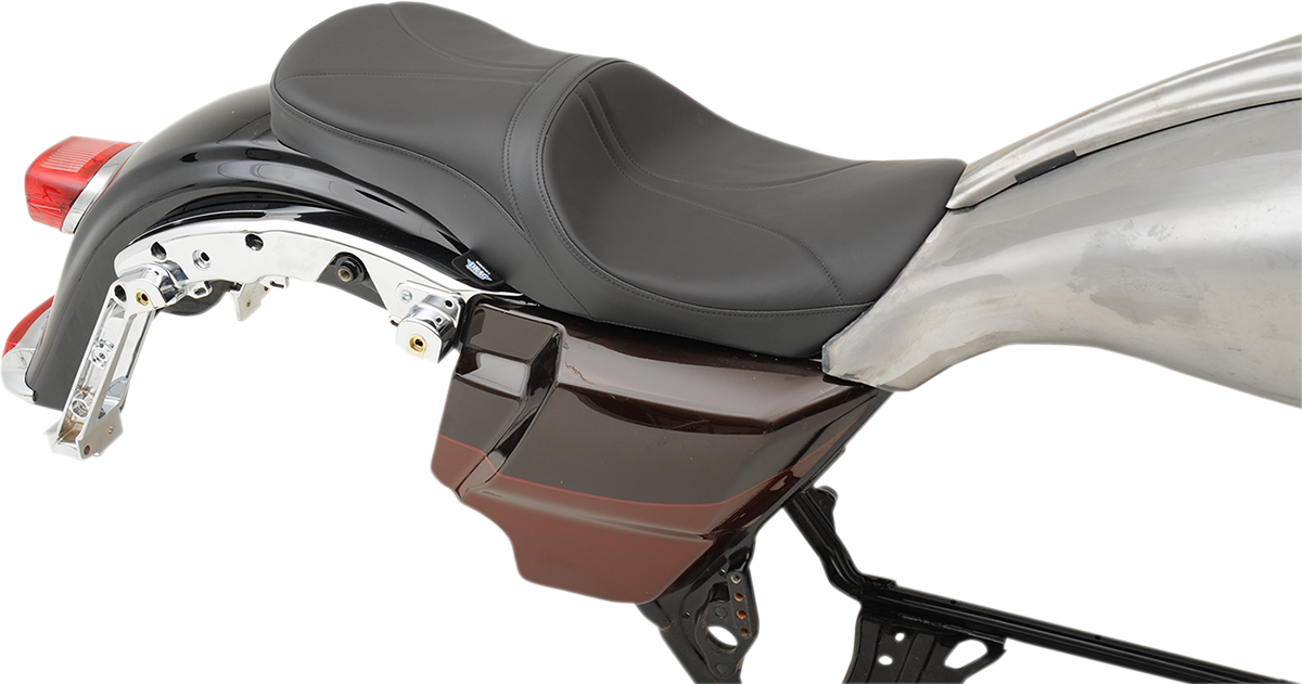 Drag Specialties Seats Low Touring Seat - Solar Reflective - Mild Stitched - Yaffe Tanks - FL '08-'23