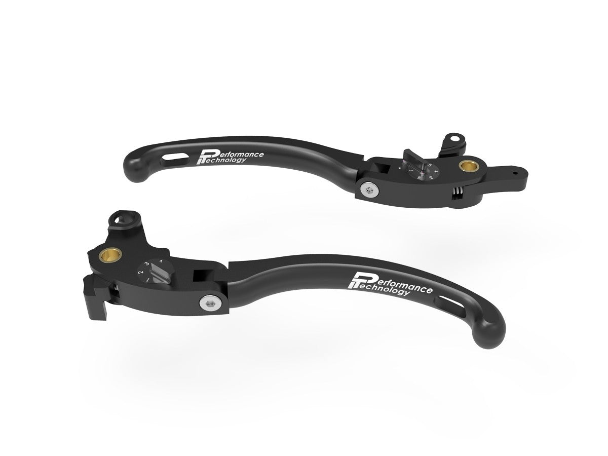 Ducabike DBK LE20 BMW Brake / Clutch Adjustable Levers Eco GP 1 - BLACK-BLACK