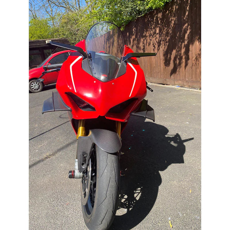 Rizoma Stealth Aero Wing Mirrors For Panigale V4 V4S V4R V4SP