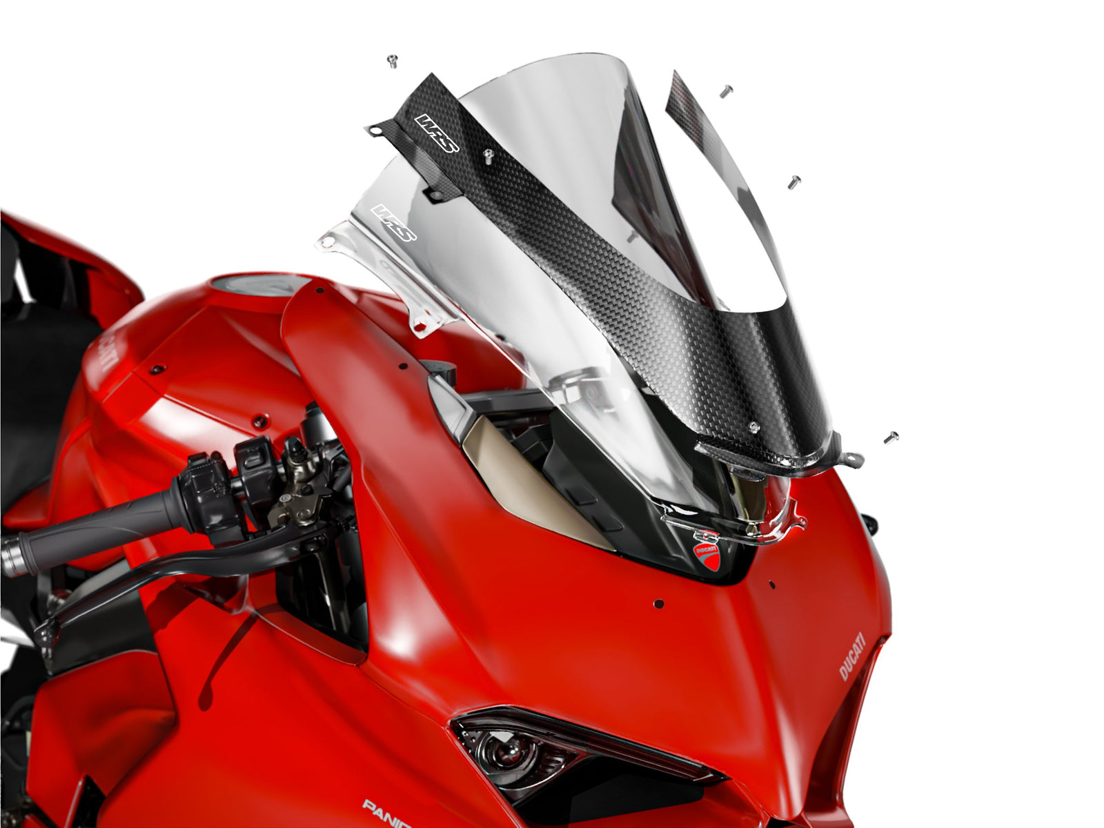 WRS Carbonskin Windscreen Cover Ducati Panigale V2 2020-2024 / Panigale V4 / S 2018-2019