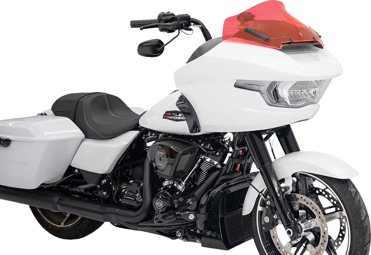 Klock Werks Ice Flare® Windshield - 10" - Pink Ice - '23-'25 FLTRX