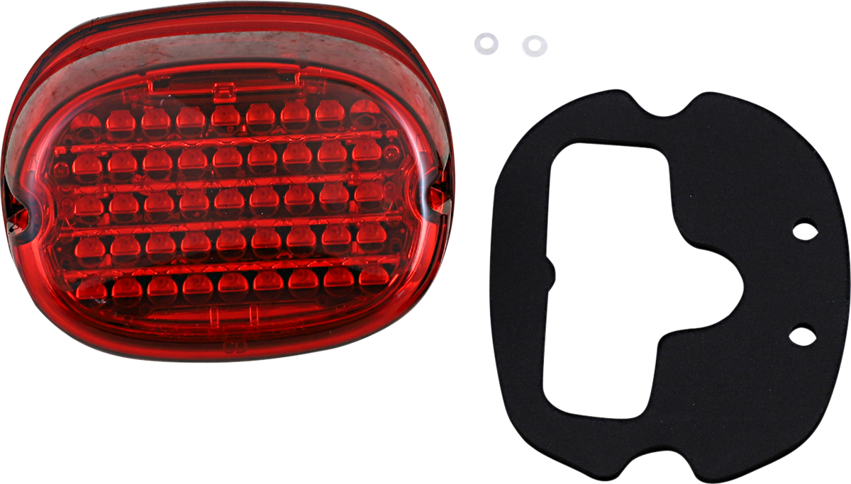 Custom Dynamics Taillight - No Window - Red