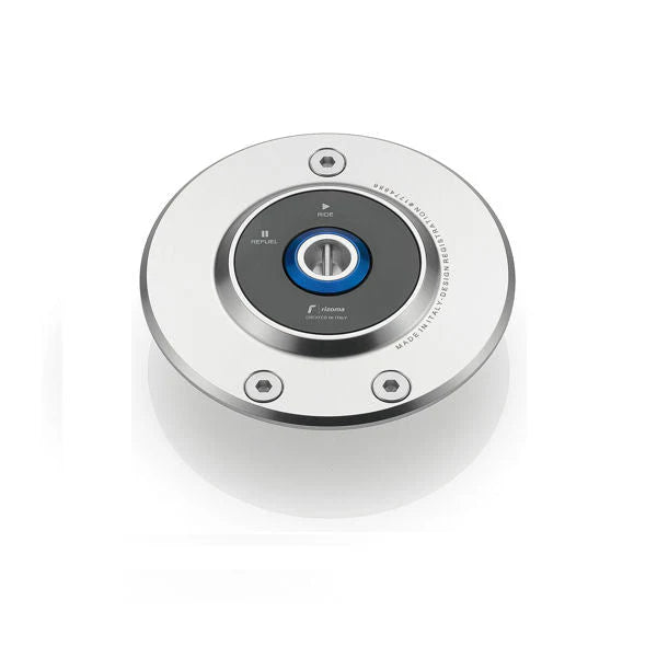 Rizoma Locking Billet Aluminum Fuel Gas Cap For BMW S1000RR - Silver