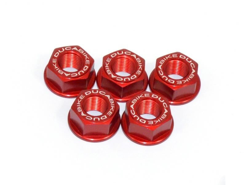 Ducabike DBK 5DSB03 Nuts Set Rear Sprocket Carrier - RED