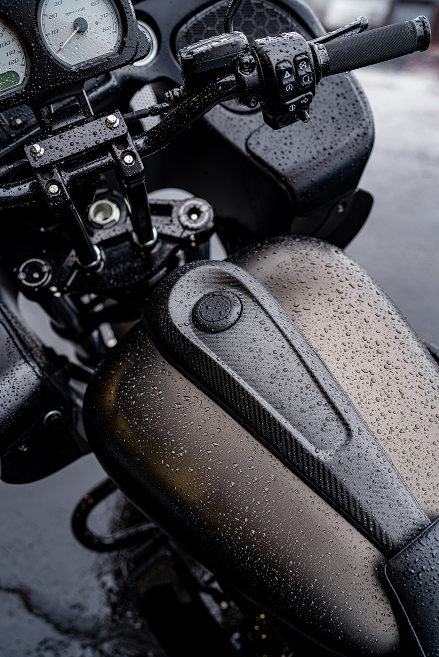 Slyfox Dash Panel - With Center Hole - Matte Black