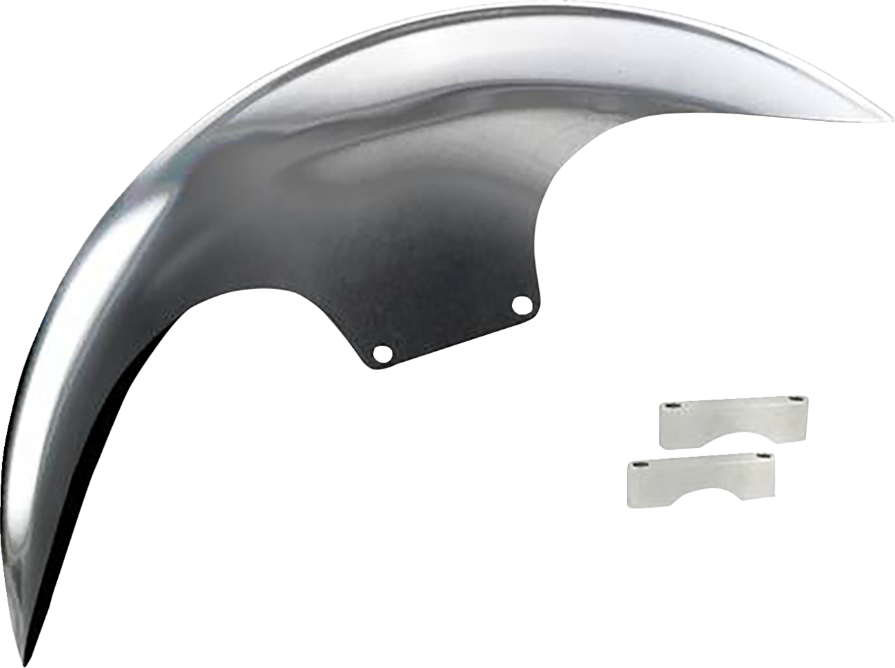 Paul Yaffe Bagger Nation Cafe Front Fender - 21" - Satin Spacers